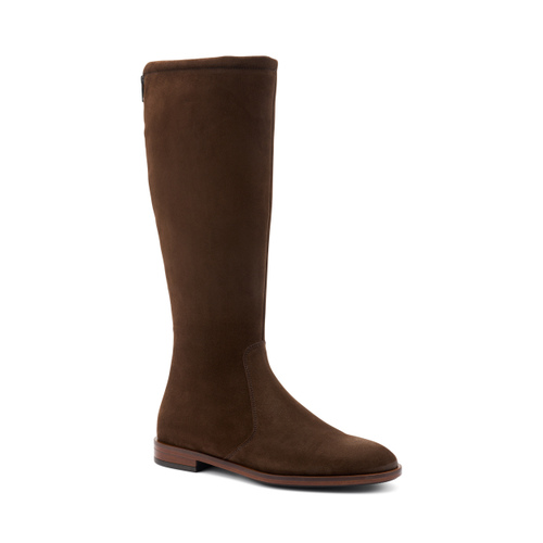 Overknee-Stiefel aus Veloursleder - Frau Shoes | Official Online Shop