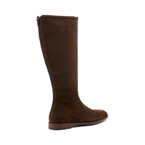 Overknee-Stiefel aus Veloursleder - Frau Shoes | Official Online Shop
