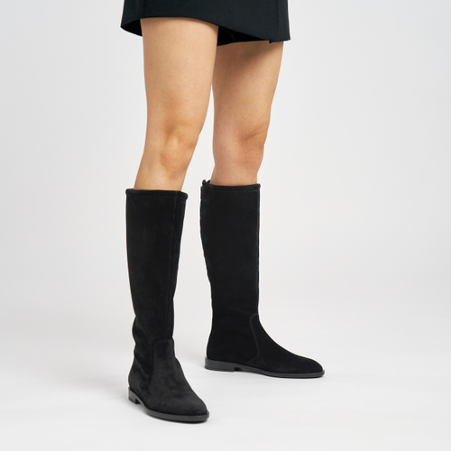 Suede knee-high boots - Frau Shoes | Official Online Shop