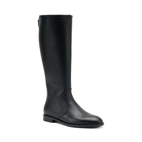 Leather knee high boots Col. Black Frau