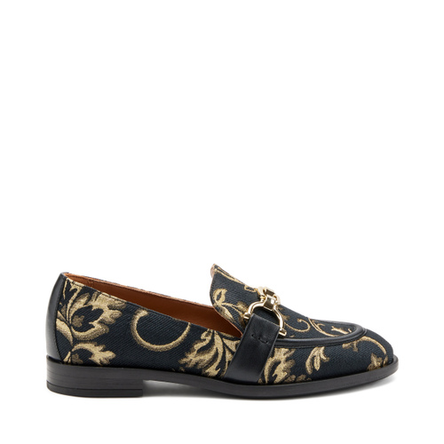 Mokassin aus Jacquard-Gewebe - Frau Shoes | Official Online Shop