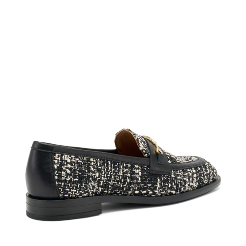Eleganter Mokassin aus Tweed - Frau Shoes | Official Online Shop