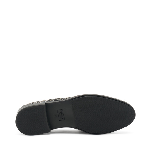 Eleganter Mokassin aus Tweed - Frau Shoes | Official Online Shop