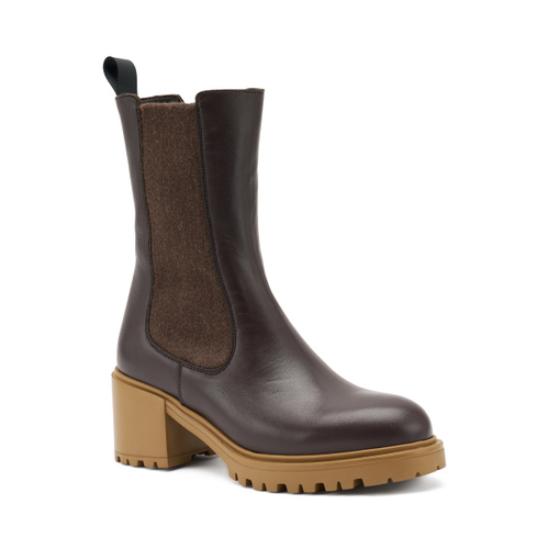 Hohe Beatles mit Farbblock-Absatz - Frau Shoes | Official Online Shop