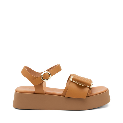 Sandalo platform in pelle con accessorio - Frau Shoes | Official Online Shop