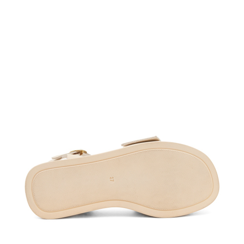 Leather platform sandals with accessory - Frau Shoes | Official Online Shop