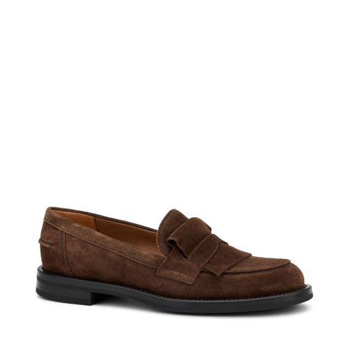 Suede loafers with fringing - Frau Shoes | Official Online Shop