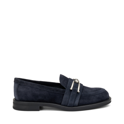 Suede loafers with clasp detail - Frau Shoes | Official Online Shop