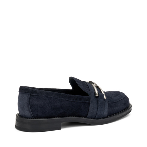 Suede loafers with clasp detail - Frau Shoes | Official Online Shop
