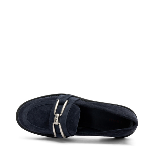 Suede loafers with clasp detail - Frau Shoes | Official Online Shop