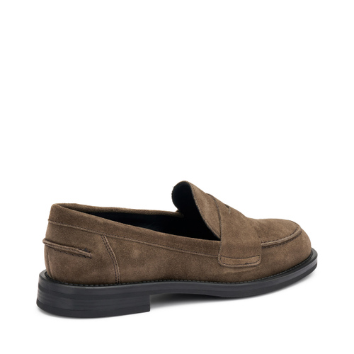 Mocassini in pelle scamosciata con traversina - Frau Shoes | Official Online Shop