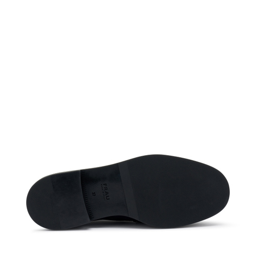 Mokassin aus Veloursleder mit Fransen - Frau Shoes | Official Online Shop
