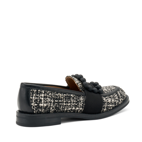 Tweed loafers with accessory - Frau Shoes | Official Online Shop