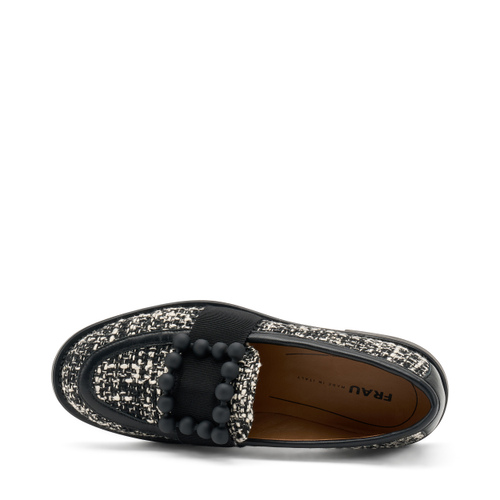 Tweed loafers with accessory - Frau Shoes | Official Online Shop