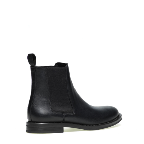Classic leather Chelsea boots with wool elastics - Frau Shoes | Official Online Shop