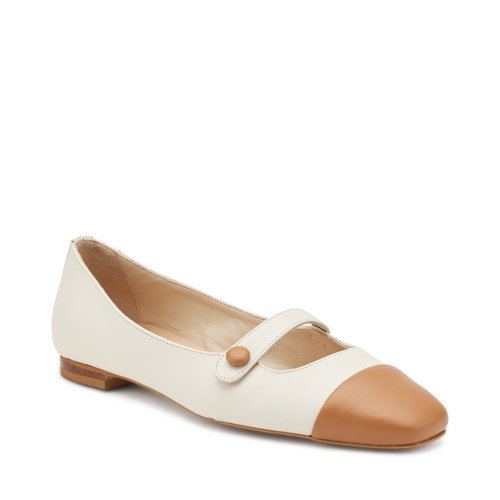 Ballerina Bebè in pelle bicolore - Frau Shoes | Official Online Shop