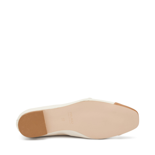 Two-tone leather Mary Jane ballet flats - Frau Shoes | Official Online Shop