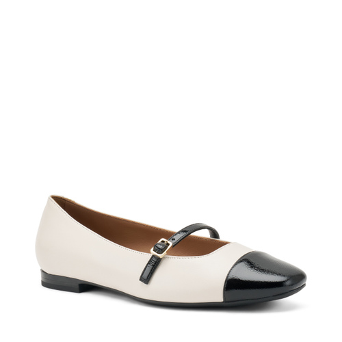 Two-tone Mary Jane ballet flats - Frau Shoes | Official Online Shop