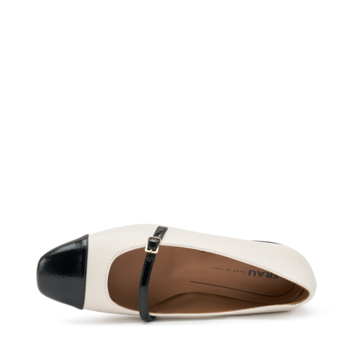 Two-tone Mary Jane ballet flats - Frau Shoes | Official Online Shop