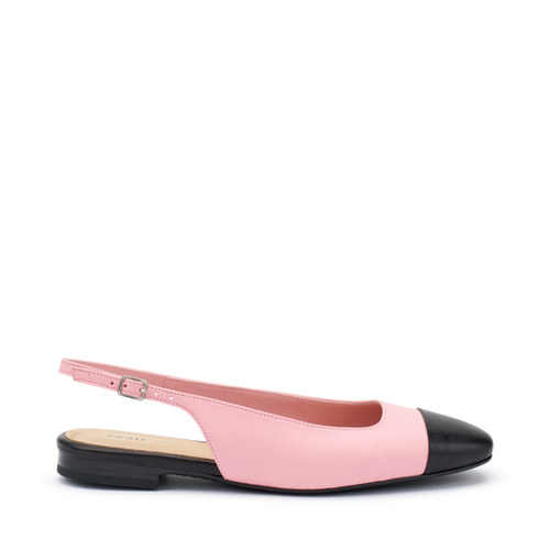Slingback mit kontrastierender Zehenkappe - Frau Shoes | Official Online Shop