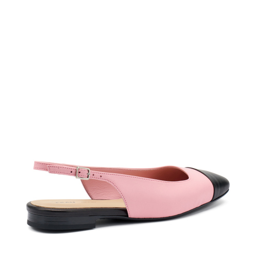 Slingback mit kontrastierender Zehenkappe - Frau Shoes | Official Online Shop