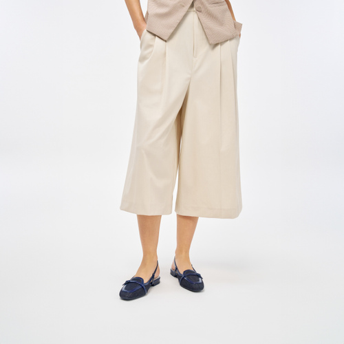 Flacher Slingback aus Denim - Frau Shoes | Official Online Shop