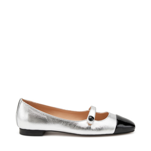 Foiled leather Mary Jane ballet flats - Frau Shoes | Official Online Shop