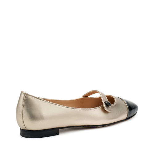 Foiled leather Mary Jane ballet flats - Frau Shoes | Official Online Shop