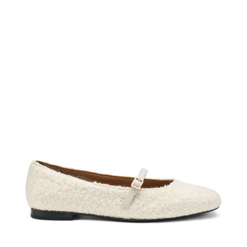 Bouclé Mary Jane ballet flats - Frau Shoes | Official Online Shop