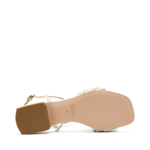 Sandalo bouclè con applicazione gioiello - Frau Shoes | Official Online Shop
