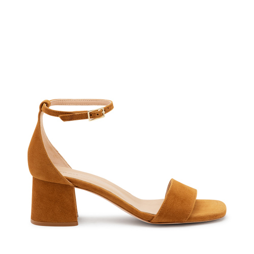 Sandalo con tacco in pelle scamosciata - Frau Shoes | Official Online Shop