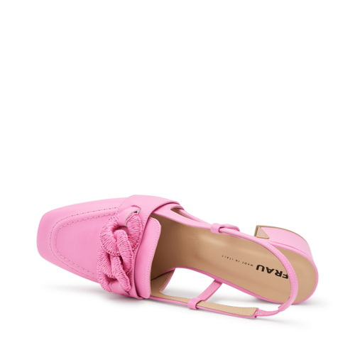 Slingback in pelle con catena - Frau Shoes | Official Online Shop