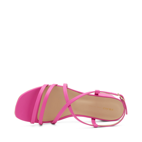 Leather sandals with mini-straps - Frau Shoes | Official Online Shop