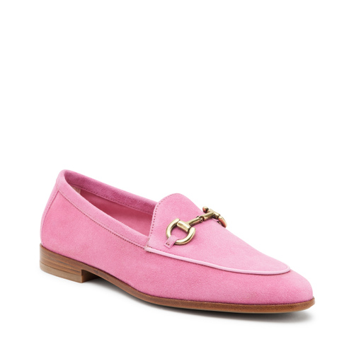 Mokassins aus Veloursleder mit Klemme - Frau Shoes | Official Online Shop