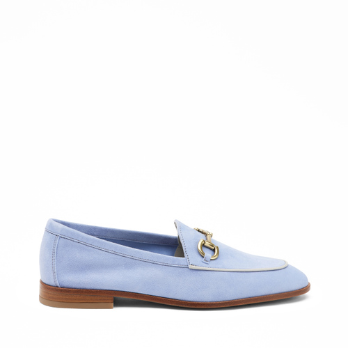 Mokassins aus Veloursleder mit Klemme - Frau Shoes | Official Online Shop