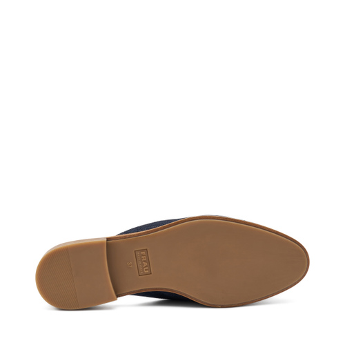 Denim mules with clasp detail - Frau Shoes | Official Online Shop