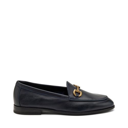 Eleganter Mokassin aus Leder mit Spange - Frau Shoes | Official Online Shop