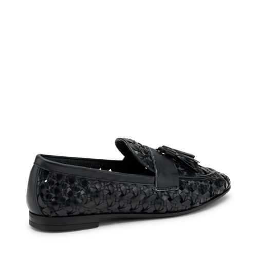Woven leather loafers with tassel detail - Frau Shoes | Official Online Shop