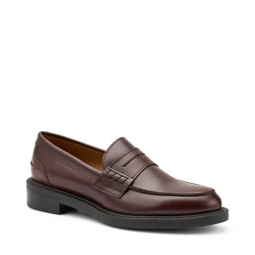 Leather varsity loafers - Frau Shoes | Official Online Shop