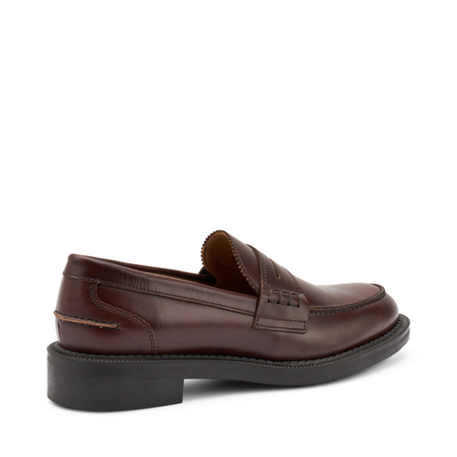 Leather varsity loafers - Frau Shoes | Official Online Shop