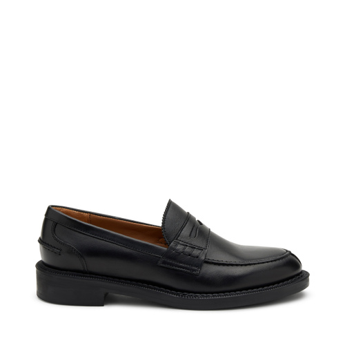 College-Mokassin aus Leder - Frau Shoes | Official Online Shop