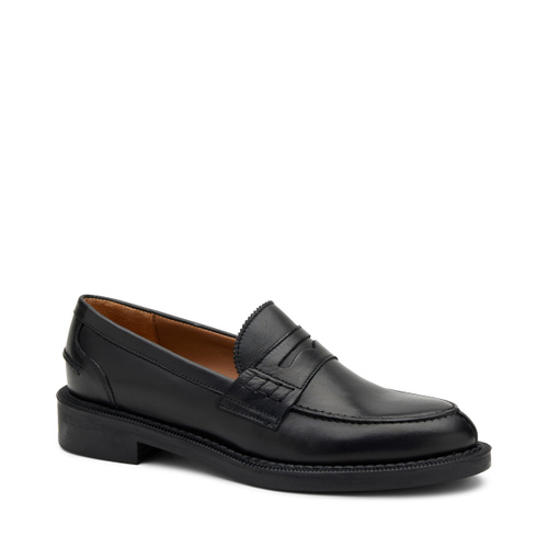 College-Mokassin aus Leder - Frau Shoes | Official Online Shop