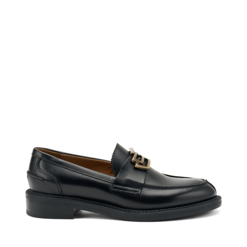 Leather loafers with accessory - Frau Shoes | Official Online Shop