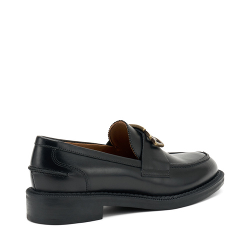 Leather loafers with accessory - Frau Shoes | Official Online Shop