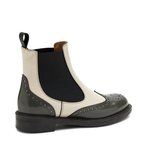 Two-tone brushed leather Chelsea boots - Frau Shoes | Official Online Shop