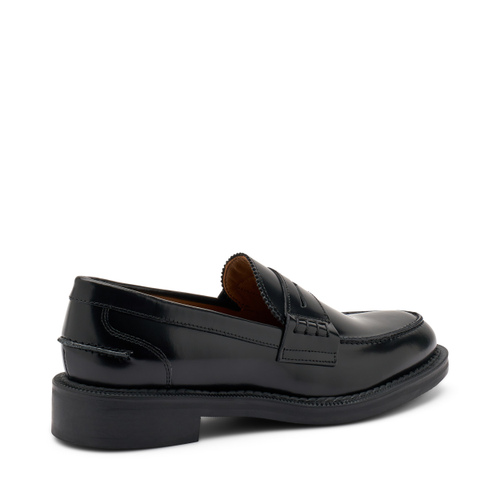 Varsity-style brushed leather loafers - Frau Shoes | Official Online Shop