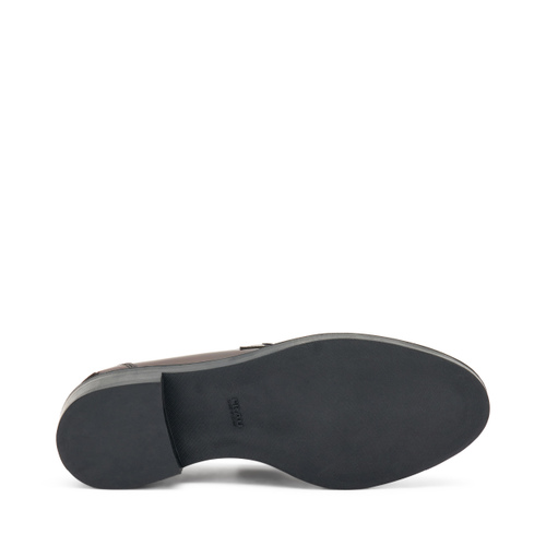 Varsity brushed leather loafers - Frau Shoes | Official Online Shop