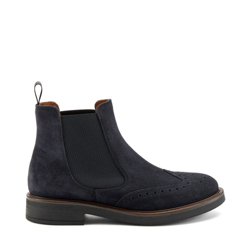 Suede Chelsea boots with shaded finish - Frau Shoes | Official Online Shop