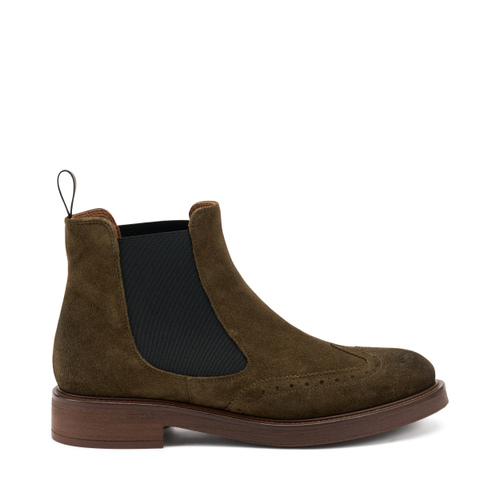 Suede Chelsea boots with shaded finish - Frau Shoes | Official Online Shop