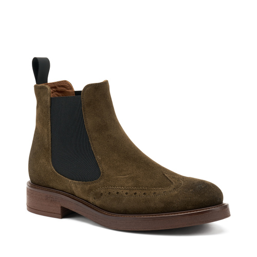 Suede Chelsea boots with shaded finish - Frau Shoes | Official Online Shop